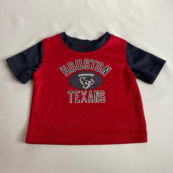 Houston Texans Infant T-Shirt Red Short Sleeve NFL Team Apparel Size 12 Months - Picture 2 of 9